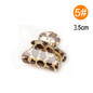 LNRRABC Fashion Women Girl Arcylic Leopard Hairpins Hair Clip Hair Claws Hair Gripper 4 Sizes   Hair Accessories