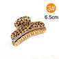LNRRABC Fashion Women Girl Arcylic Leopard Hairpins Hair Clip Hair Claws Hair Gripper 4 Sizes   Hair Accessories