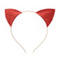 LNRRABC Fashion Women Girls Cute Alloy Thin Glitter Lovely Cat Ear Hairbands Headbands Hair Accessories Hair Band Headwear