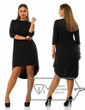 Fashion 2016 plus size women clothing 6xl winter dress O-neck solid Dress casual women loose dress big sizes vestido de festa