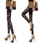 Fashion 1 Pair Leggings  Sexy Women Lady Rose Lace Elegant Through Leggings Pants Footless Black White Skinny Pants for women