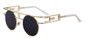 MERRY'S Fashion Women Brand Designer Unique Gothic Sunglasses Metal Frame Steampunk Men Sunglasses Oculos de sol UV400