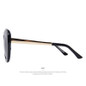 MERRY'S Fashion Women Cat Eye Sunglasses Big Frame Metal Temples Brand Designer Sunglasses UV400