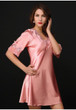 Merry Pretty Women Nightwear Long Robe Pink Silk Robe Woman Nightwear Gown Satin Kimono Robes Female Sexy Nighty Sexy Sleepwear