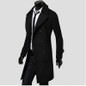 Mens Trench Coat 2017 New Fashion Designer Men Long Coat Autumn Winter Double-breasted Windproof Slim Trench Coat Men KH815086