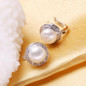 FENASY Nice Freshwater Pearl Jewelry Sets 925 Sterling Silver pendant Necklace,Pearl Earrings and ring for Wedding Jewelry Sets