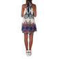 2017 New Style Summer Dress Women Boho Dress Printed Halter Neck Sleeveless Beach Party Mini Dresses Plus Size Vestidos Beige