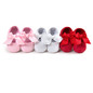 2017 New Style Bowknot Baby Girl Lace Shoes Toddler Prewalker Anti-Slip First Walker Simple Baby Shoes #A