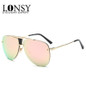 LONSY 2016 New Fashion Sunglasses Women Brand Design Vintage Metal Frame Sun glasses Ladies Women Gafas Oculos De Sol Feminino