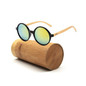 LongKeeper New fashion Products Men Women Glass Bamboo Sunglasses au Retro Vintage Wood Lens Wooden Frame Handmade 1527