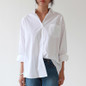 Casual Loose Women Shirts Spring 2018 New Fashion Collar Plus Size Blouse Long Sleeve Buttons White Shirt Women Tops Streetwear
