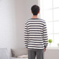 Casual Cotton Striped Pajamas Set for Men Autumn Winter Long Sleeve Pyjama O-neck Sleepwear Lounge Casual Homewear Home Clothing