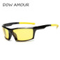 2017 Travel  Mens Sunglasses Polarized  Sunglasses Brand Yellow Lens Night Vision Driving Glasses Boating Goggles Reduce Glare