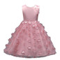 LAMYA Girl's Flower Dress Kids Butterfly Birthday Party Dresses Children Fancy Princess Ball Gown Wedding Clothes