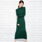 Autumn/Winter elegant women office dress 2017 fashion o-neck long sweater women knitted slim cashmere wool long sleeve pullovers