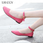 Autumn Women Flats Ankle Strap Ballet Flats For Woman Shoes Shallow dress shoes Ladies Shoes ballerina zapatos mujer CY2627