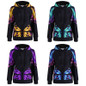 2017 Harajuku Style Autumn Winter Women Hoodies Long Sleeve Butterfly Printed Sweatshirt Loose Hoodies For Women Hoody