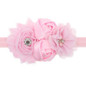 2017 Hair Bands Accessories Lovely Kids Girls Lace Sunflower Two Rose Flowers Pearl Rhinestone Hairband Headband