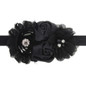 2017 Hair Bands Accessories Lovely Kids Girls Lace Sunflower Two Rose Flowers Pearl Rhinestone Hairband Headband