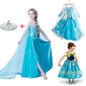 2017 girl dress Elsa Anna princess dress costume kids party dresses summer children cosplay dress fantasia infantil Vestido