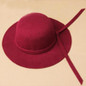 Bowknot Cap Bowler Hat Girls Felt Cap Vintage Fedora Fashion Kids Wide Brim Soft Wool Hat Lovely Style