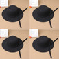 Bowknot Cap Bowler Hat Girls Felt Cap Vintage Fedora Fashion Kids Wide Brim Soft Wool Hat Lovely Style