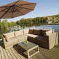 2016 Modern design outdoor furniture rattan dubai sofa furniture