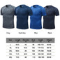 Men's Running T-Shirts, Quick Dry Compression Sport T-Shirts, Fitness Gym Running Shirts, Soccer Shirts Men's Jersey Sportswear