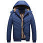Mountainskin Mens Winter Jackets Hooded Coats Men's Solid Thick Male Warm Parkas Casual Fleece Jacket Men Brand Outerwears LA498