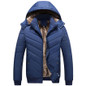 Mountainskin Mens Winter Jackets Hooded Coats Men's Solid Thick Male Warm Parkas Casual Fleece Jacket Men Brand Outerwears LA498
