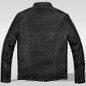 Motorcycle rider leather jacket , vintage mens genuine leather jacket, slim leather coat