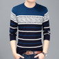 2017 New Autumn Brand Clothing Sweater Men Fashion Business Casual Slim Fit Winter Pullover Men Striped Tnhi Knitted Sweater Men