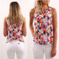 2017 New Women Ladies Summer Fashion Tops Print Sleeveless Shirt Blouse Casual Tops Clothes