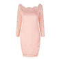 New Autumn Sexy Off Shoulder Bodycon Dresses For Women Elegant Lace Dress Long Sleeve Pencil Party Dress Female Vestidos D39