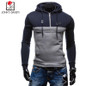 2017 New Fashion Hoodies Brand Men Stitching Sweatshirt Male Men'S Sportswear Hoody Hip Hop Shrink Autumn Winter Hoodie XXL 7985