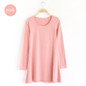 2017 New Fashion Clothes Spring Women Dress 100% Cotton  Autumn Winter Dress Female Long Sleeve Dress O-Neck Woolen Dresses A006