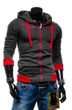 2017 New Mens Hoodies and Sweatshirts Zipper Hooded Sweatshirts Male Clothing Fashion Military Hoody For Men Hoodies 4XL