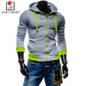 2017 New Mens Hoodies and Sweatshirts Zipper Hooded Sweatshirts Male Clothing Fashion Military Hoody For Men Hoodies 4XL