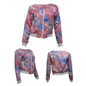 Fashion Autumn Women Ladies Casual Slim Floral Suit Vintage Blazer Jacket Coat Outwear