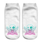 fashion 3D printed FLAMINGO PINK Socks animal cute ankle funny unisex short socks low cut women