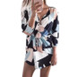 2017 Printed Dresses Casual Women Vestidos Summer Boho Beach Mini Dress Sexy V-neck Geometric Sexy Sundress Vestidos GV815