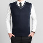 casual wool sweater vest 2016 autumn winter new fashion mens v neck men sleeveless knitted vest waistcoats male outerwear tops