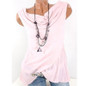 Casual Women Blouse Summer Clothes Sleeveless Loose 5XL Plus Large Size Solid Tops Tee Shirts Blouses WS6921Z