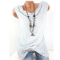Casual Women Blouse Summer Clothes Sleeveless Loose 5XL Plus Large Size Solid Tops Tee Shirts Blouses WS6921Z