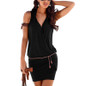 Casual Sexy Deep V-neck Women Dress Summer Dresses For Woman Vestido Boho Beach Sundress With Belt