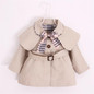 2017 Autumn Newborn Baby Girl Clothes Bow Coat Infant Clothes For Children Outwear Baby Girls Fashion Winter Clothing Baby Coats