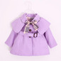 2017 Autumn Newborn Baby Girl Clothes Bow Coat Infant Clothes For Children Outwear Baby Girls Fashion Winter Clothing Baby Coats