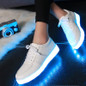Size 30-44 Fashion Glowing Luminous Sneakers with Light Sole LED Slippers Boys Girls Kids Shoes 30