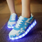 Size 30-44 Fashion Glowing Luminous Sneakers with Light Sole LED Slippers Boys Girls Kids Shoes 30