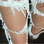 2017 ITFABS Newest Arrivals Fashion Hot Women Crystal Rhinestone Fishnet Net Mesh Sexy Tights Pantyhose Female Club Tights